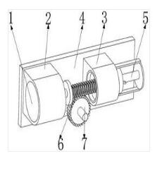 一種用于輪椅的可調(diào)控蝸桿傳動(dòng)機(jī)構(gòu)