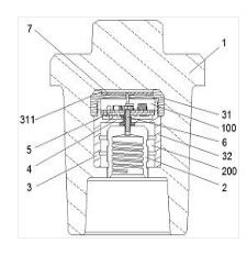 一種堵頭測溫傳感器