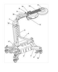 一種用于婦科檢測用移動照明裝置