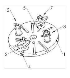 一種傳動軸萬向節(jié)叉加工工裝