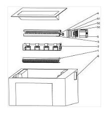 一種全面吸收墨粉的雙風(fēng)道打印機(jī)