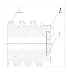 一種復(fù)合蝸桿成型方法及其制得的復(fù)合蝸桿