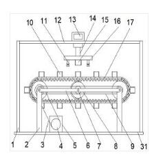 一種多連桿式步進(jìn)粉末冶金設(shè)備