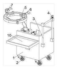 一種乳膠樹乳膠提取前處理裝置