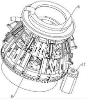 一種振動(dòng)研磨機(jī)的輔助卸料機(jī)構(gòu)
