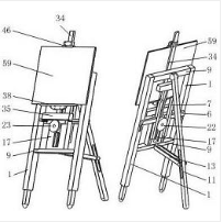 一種保護(hù)畫板的支架