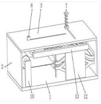 一種用于塑料包裝的切割保鮮膜的裝置