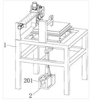 一種皮雕軟包加工裝置