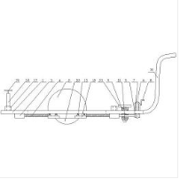 一種低底盤(pán)的手推運(yùn)輸車(chē)