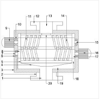 一種雙螺桿板抽泥裝置